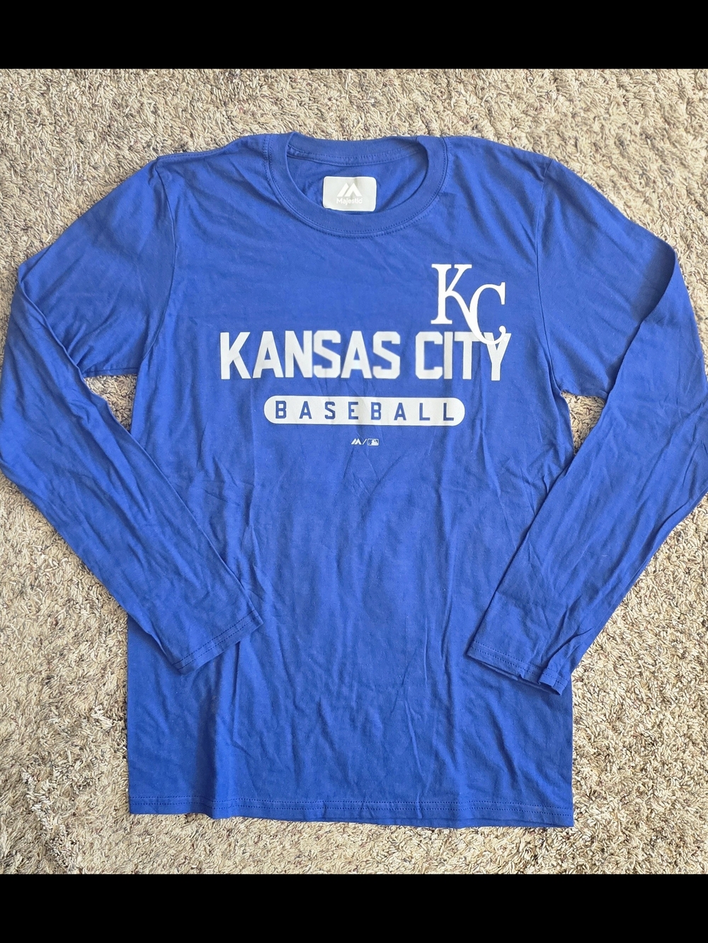 Kansas City Royals Long Sleeve Tee - Royal Blue NWOT